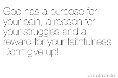purpose for pain